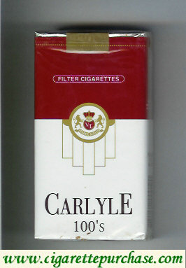 Carlyle 100s filter cigarettes